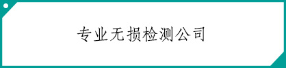 类目：无损检测公司